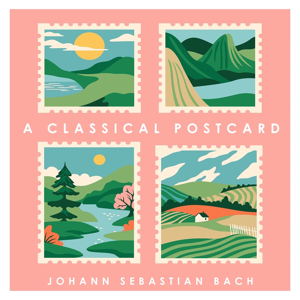 Album cover of A Classical Postcard: Bach