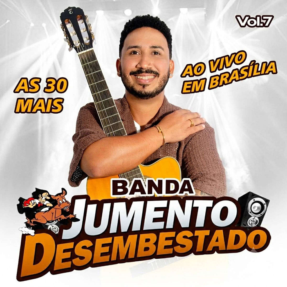 Album cover of CD JUMENTO DESEMBESTADO AO VIVO EM BRASÍLIA Vol.07 AS 30 MAIS