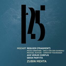 Cover of Mozart: Serenade No. 10, "Gran partita", Requiem (Fragment), Ave verum corpus [Live]