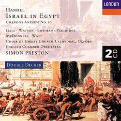 Cover of Handel: Israel in Egypt etc.