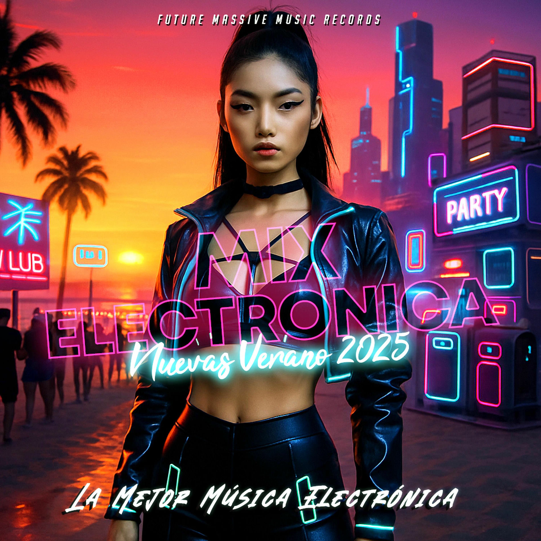 Album cover of Mix Electronica Nuevas Verano 2025