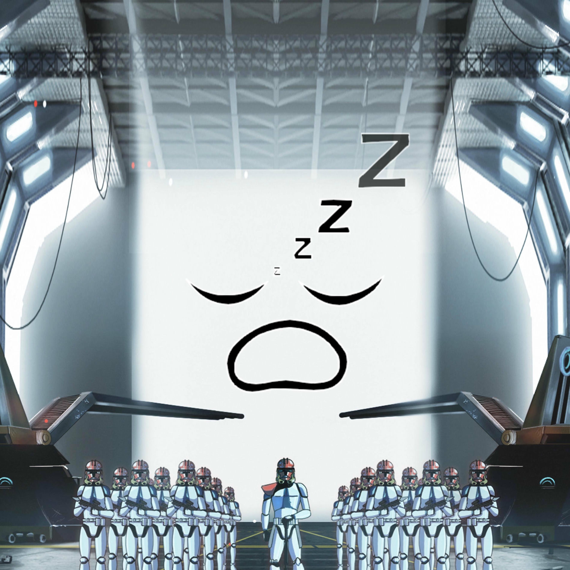 Album cover of the clones ~ star wars lofi