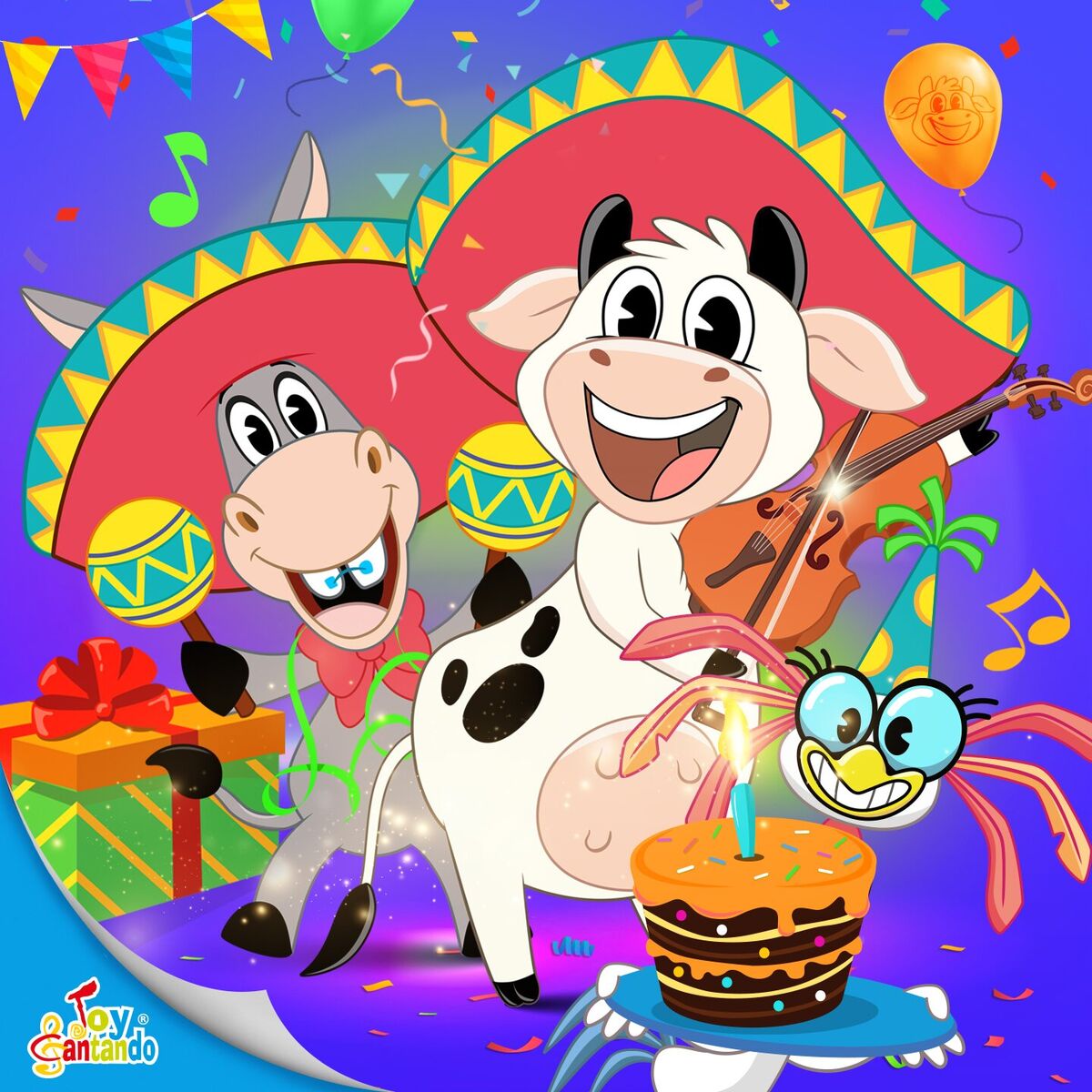 Album cover of Cumpleaños feliz canta la vaca lola