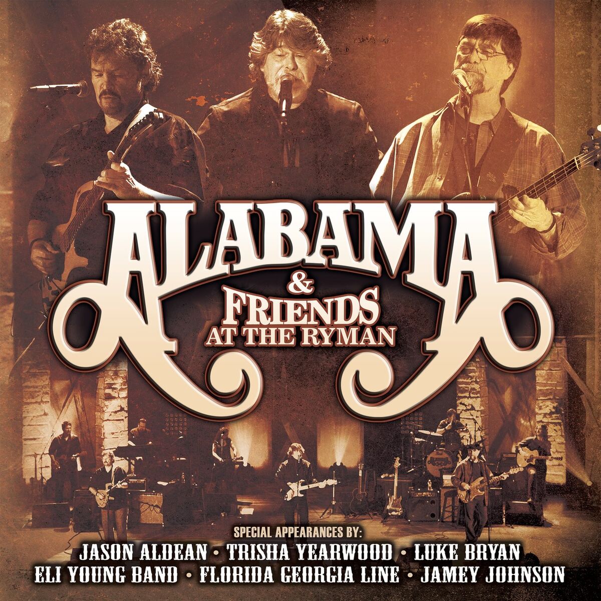Album cover of Alabama And Friends Live At The Ryman (Live)