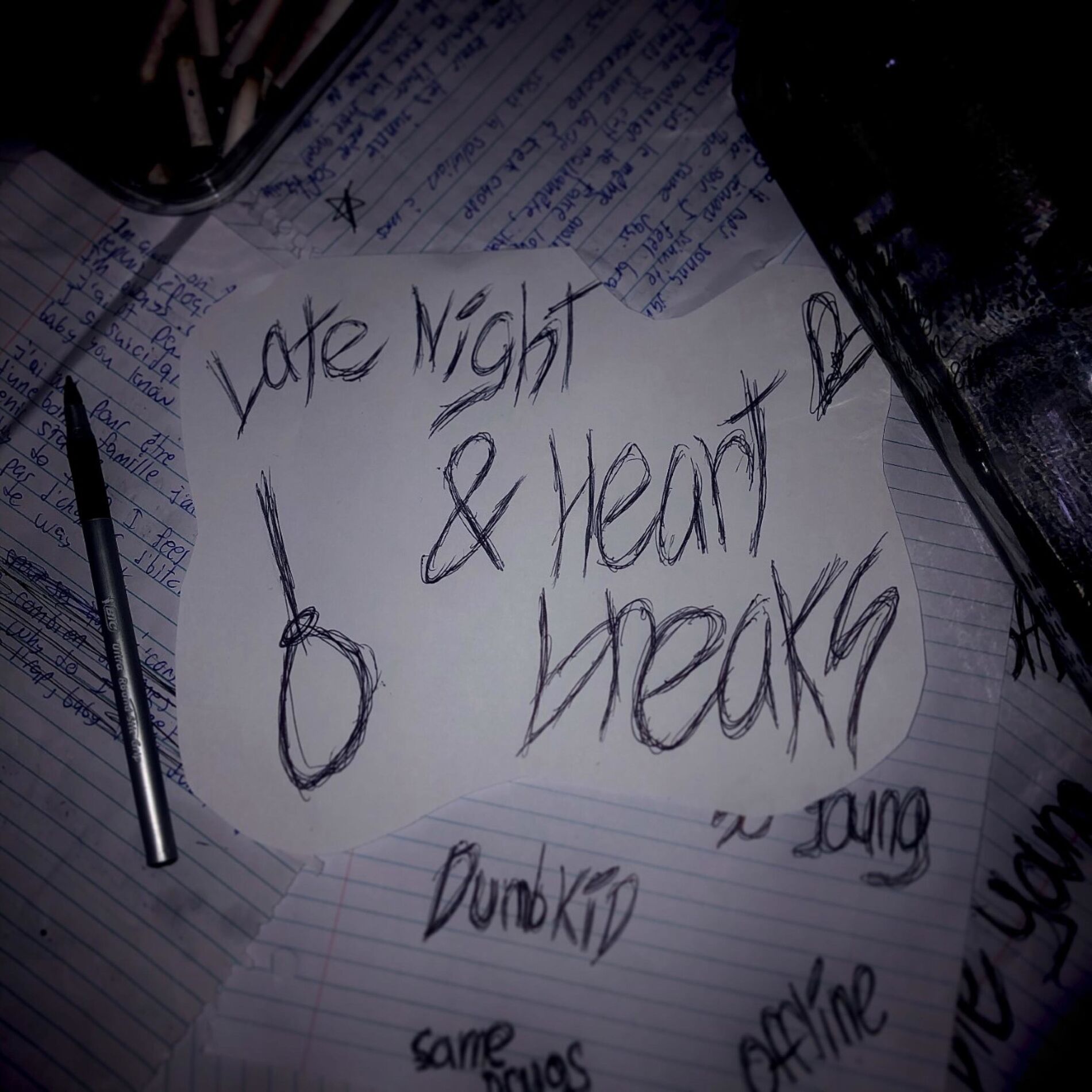 Album cover of Late Night & Heartbreaks