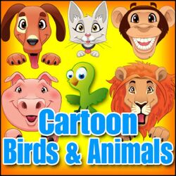 Cover of Cartoon Birds & Animals: Sound Effects