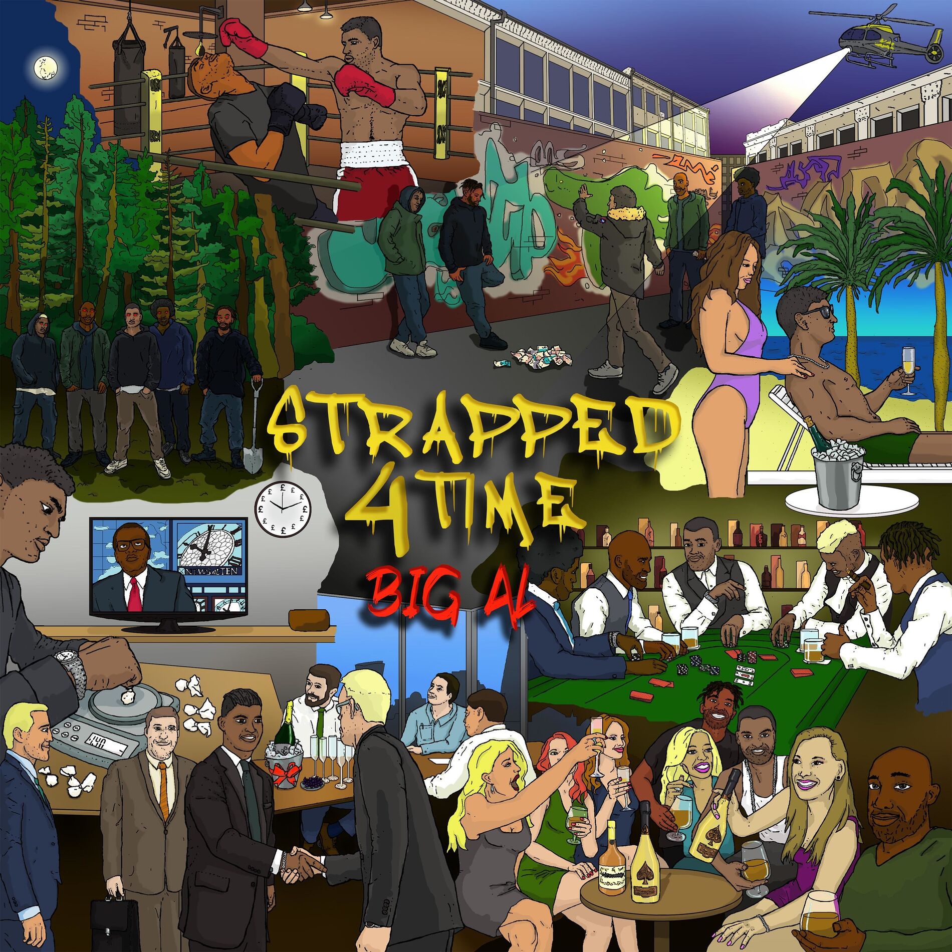 Album cover of Strapped 4 Time
