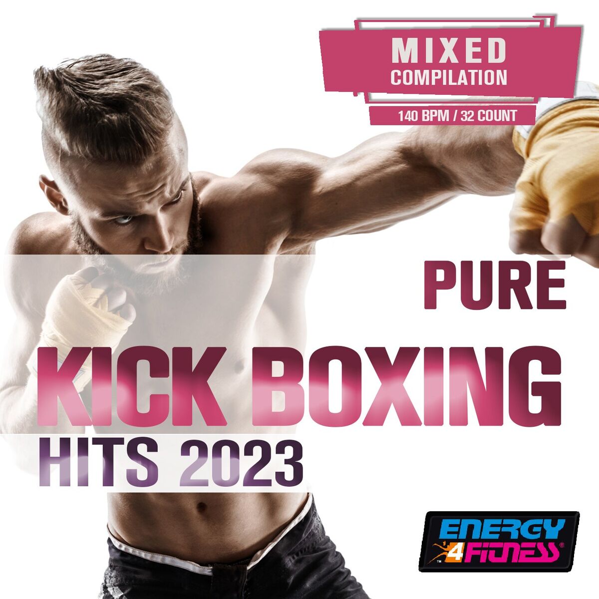 Album cover of Pure Kick Boxing Hits 2023 (15 Tracks Non-Stop Mixed Compilation For Fitness & Workout - 140 Bpm / 32 Count)