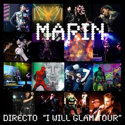 Cover of Pedro Marin “Directo” (I Will Glam Tour)