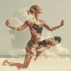 Cover of Heilige Fluchten: Der Yoga-Traum der Braunen Geräusche