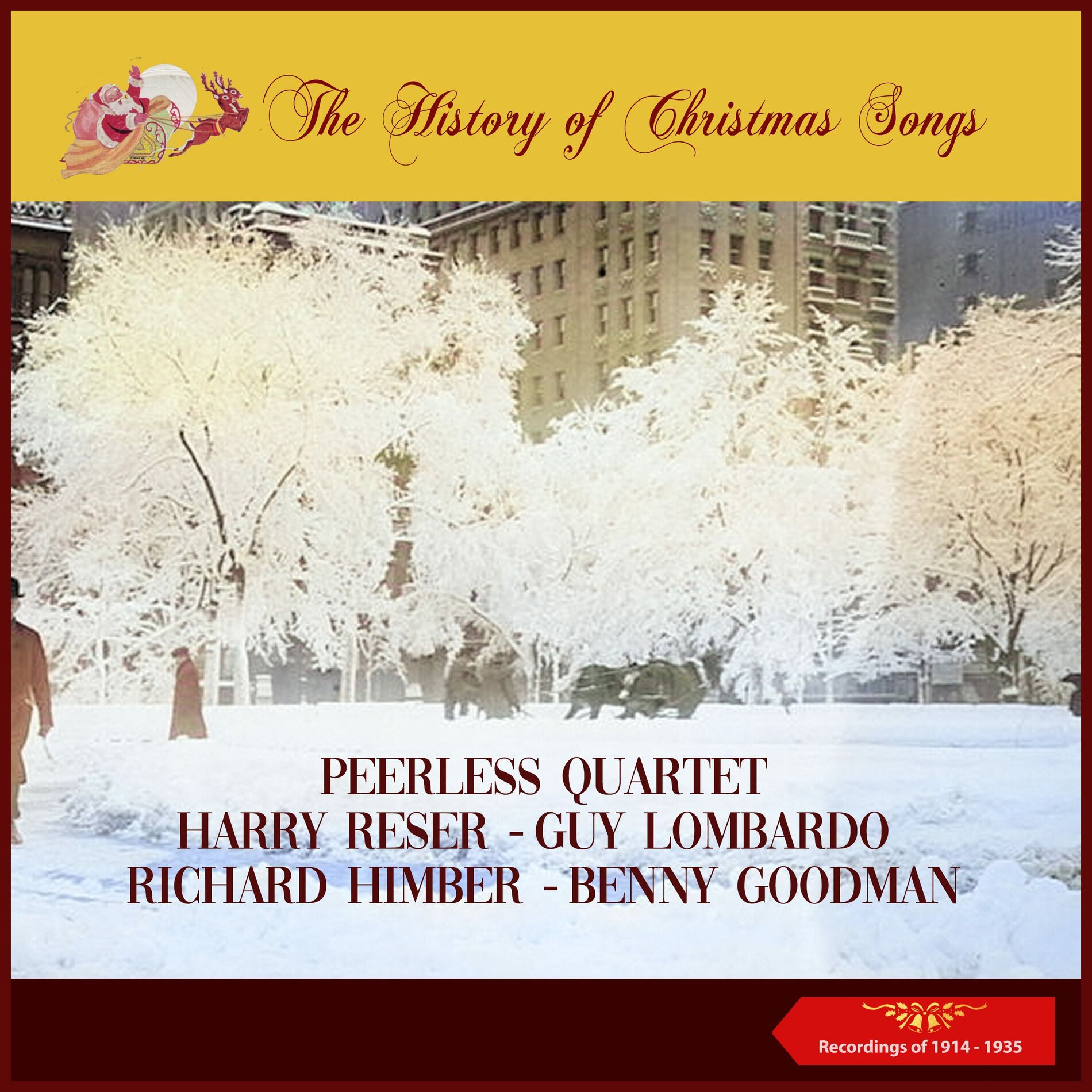 Album cover of The History of Christmas Songs (Recordings of 1914 - 1935)
