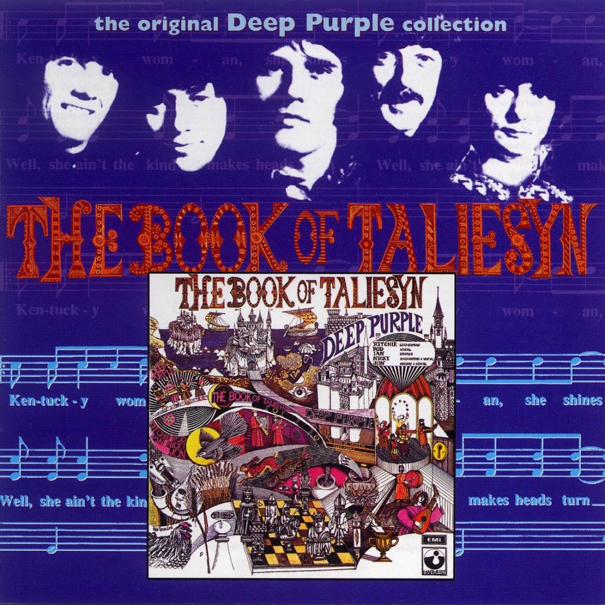 欧LP Deep Purple The Book Of Taliesyn HVL751 Harvest /00400 Deep Purple – The Book Of Taliesyn – Reel-To-Reel (Album