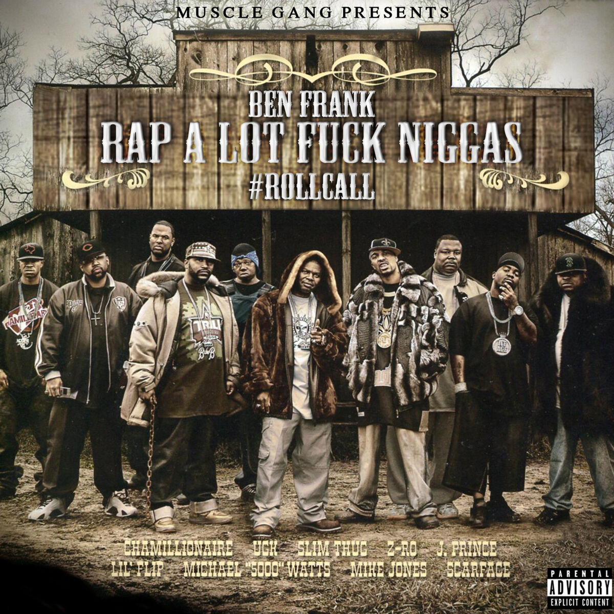 Album cover of Rap Alot Fuck Niggas Roll Call