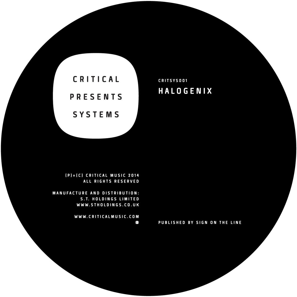 Album cover of Critical Presents Systems Vol.1