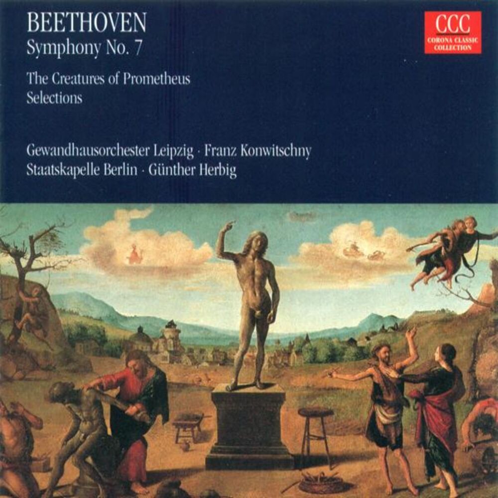 Picture of Ludwig van Beethoven: Symphony No. 7 / The Creatures of Prometheus (Herbig, Konwitschny)