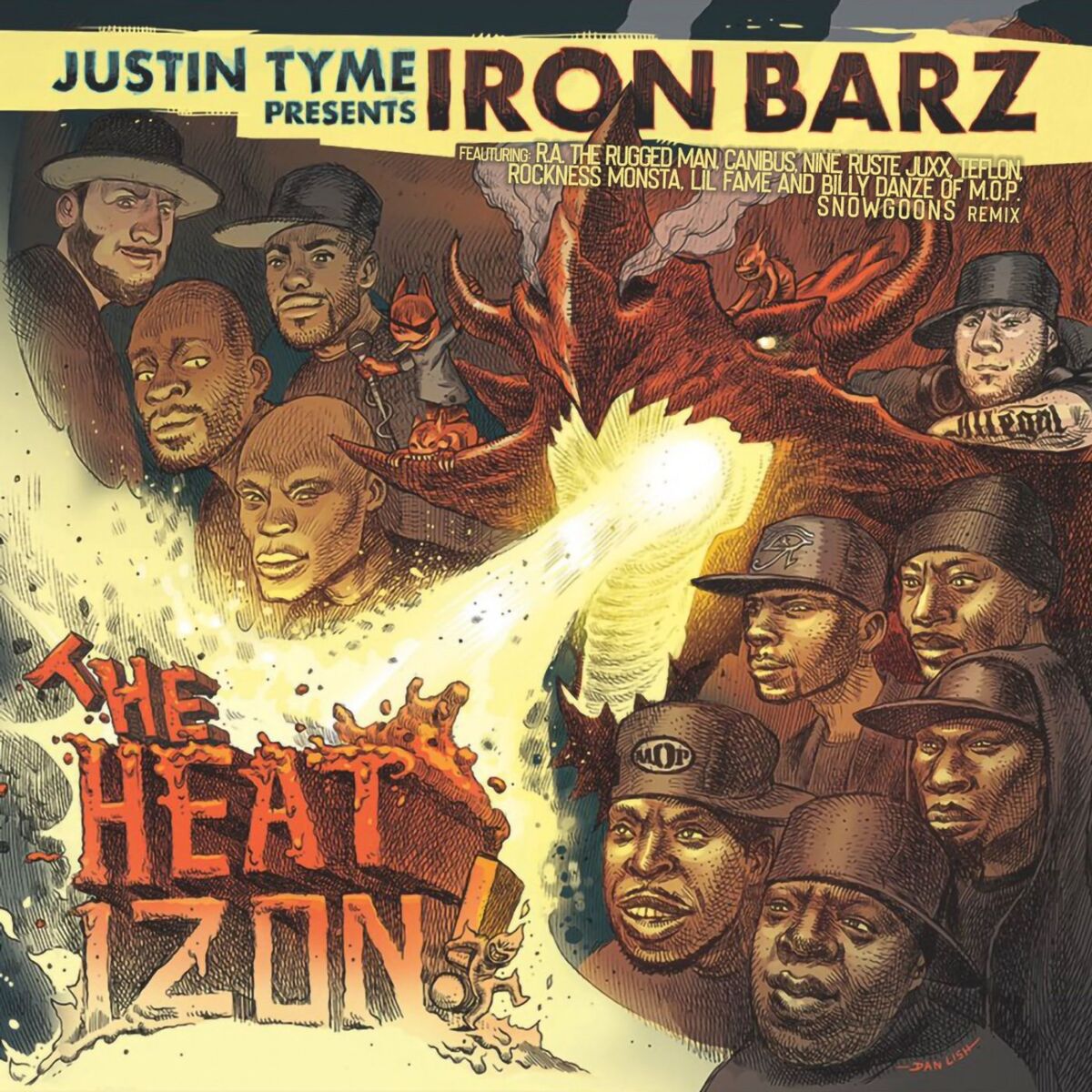 Album cover of The Heat Iz On (Iron Barz) (Snowgoons Remix)