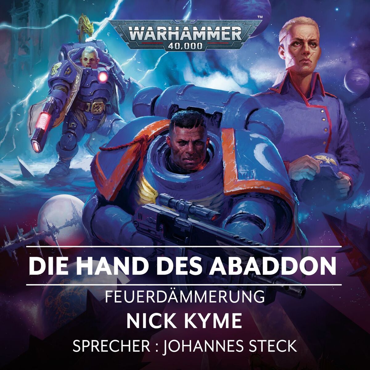 Album cover of Die Hand des Abaddon - Warhammer 40.000: Feuerdämmerung 8 (Ungekürzt)