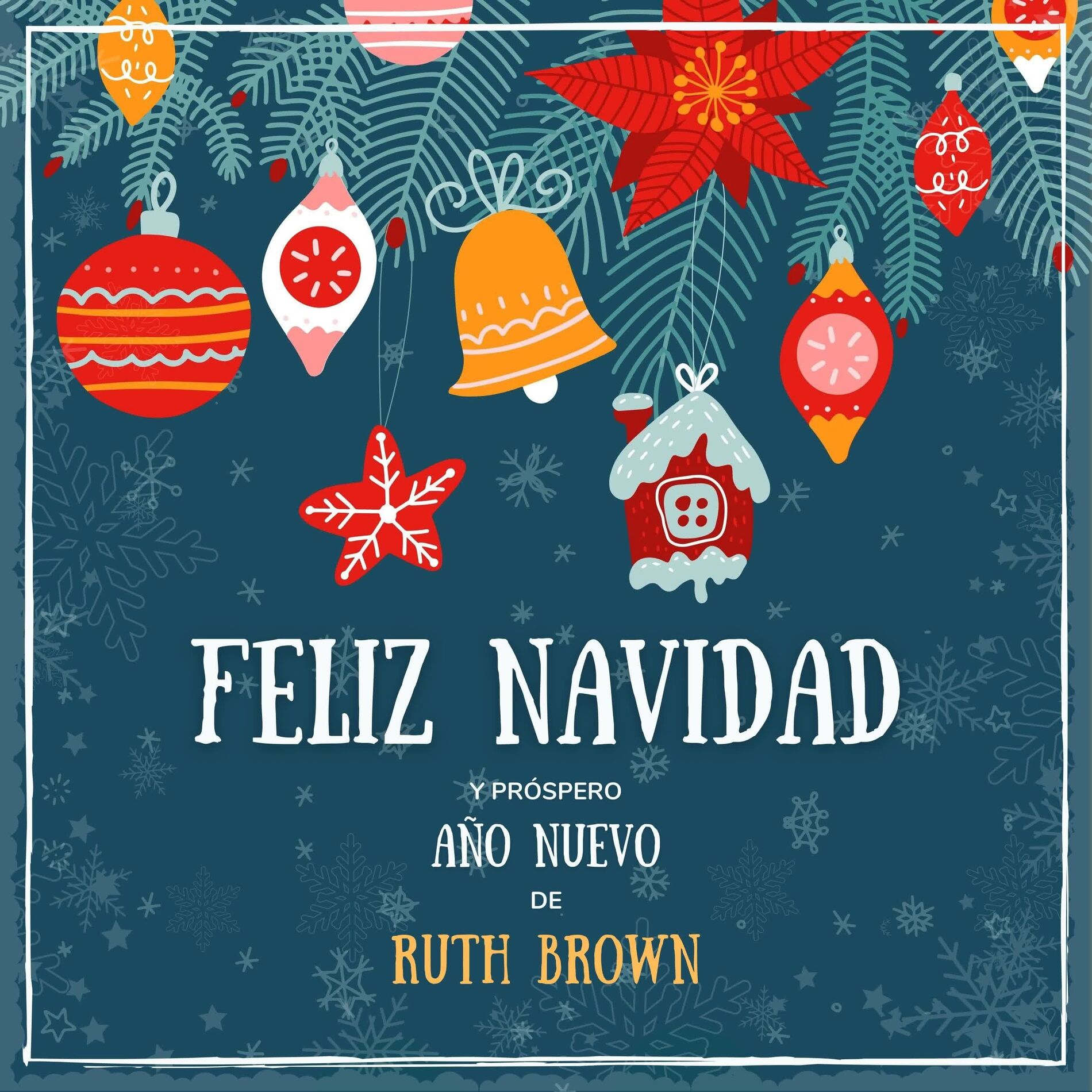 Album cover of Feliz Navidad y próspero Año Nuevo de Ruth Brown