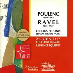 Cover of Poulenc et Ravel par le Choeur Accentus