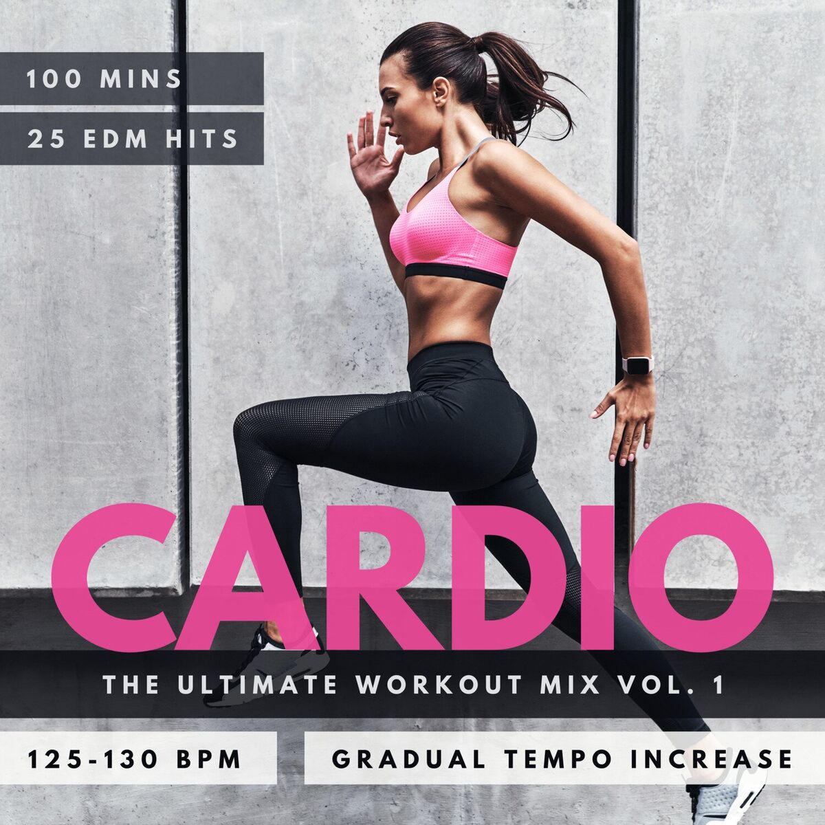 Album cover of CARDIO EDM Ultimate Workout Mix Vol. 1:125-130BPM