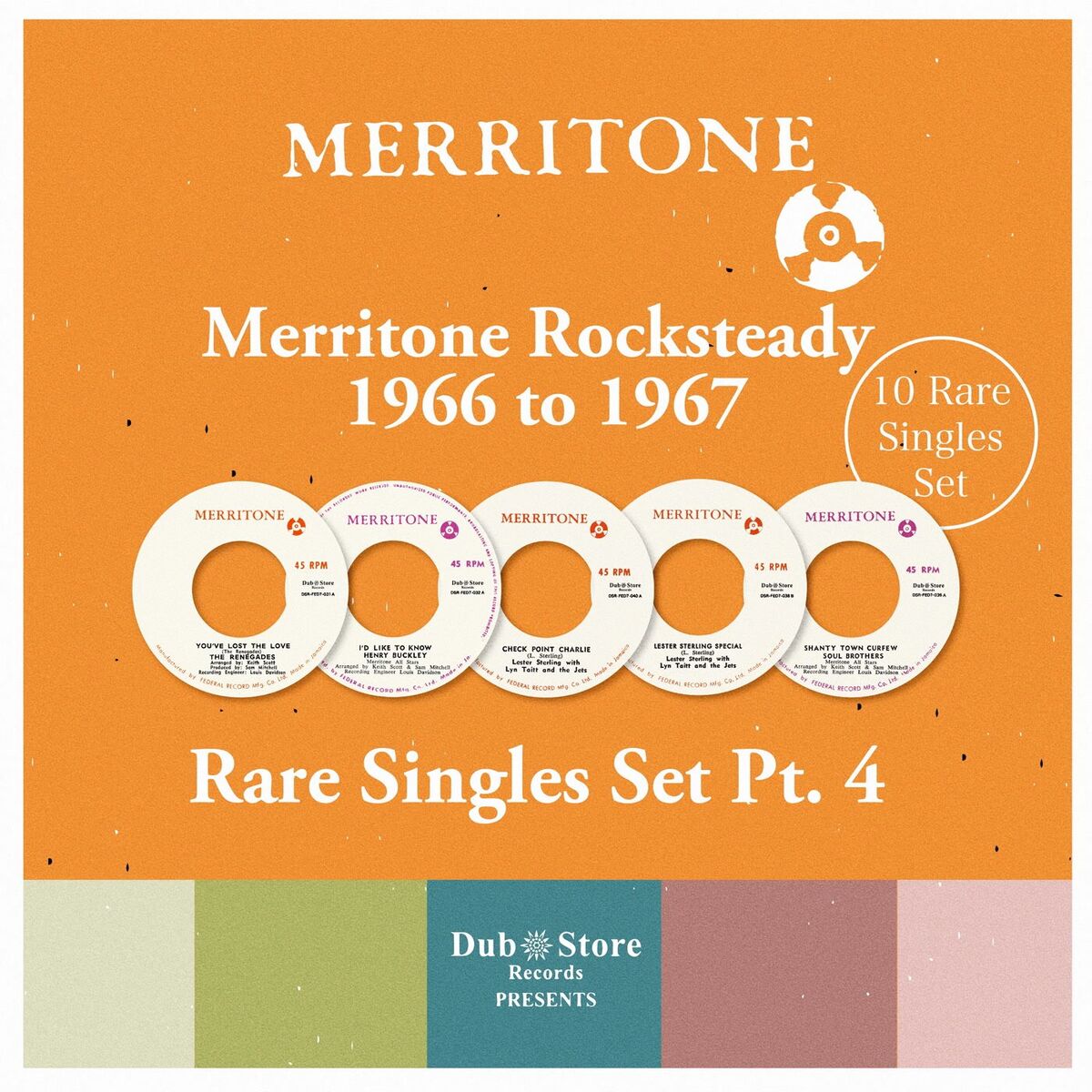 Album cover of Merritone Rocksteady Singles 4 1966-1967