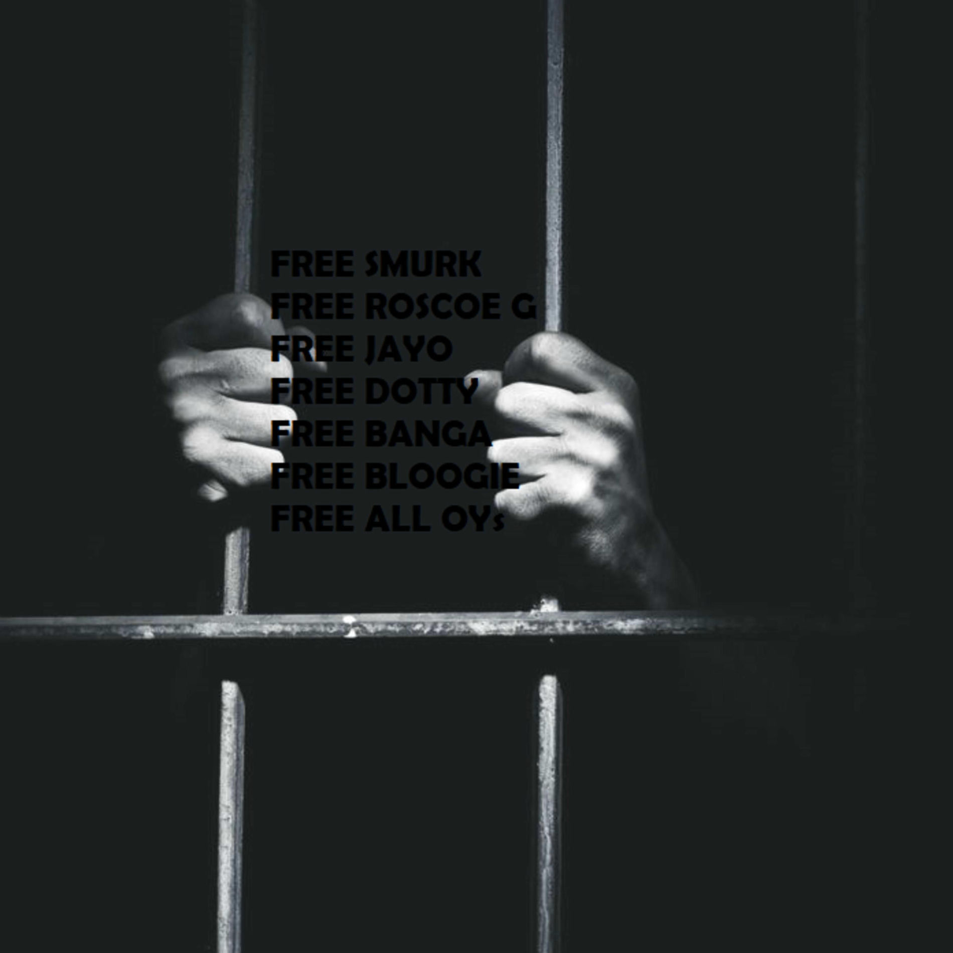 Album cover of FREE SMURK, FREE JAYO, FREE BANGA, FREE ROSCOE G (feat. Dre Benzo, Bloogie, Jayo & Baby bzz)