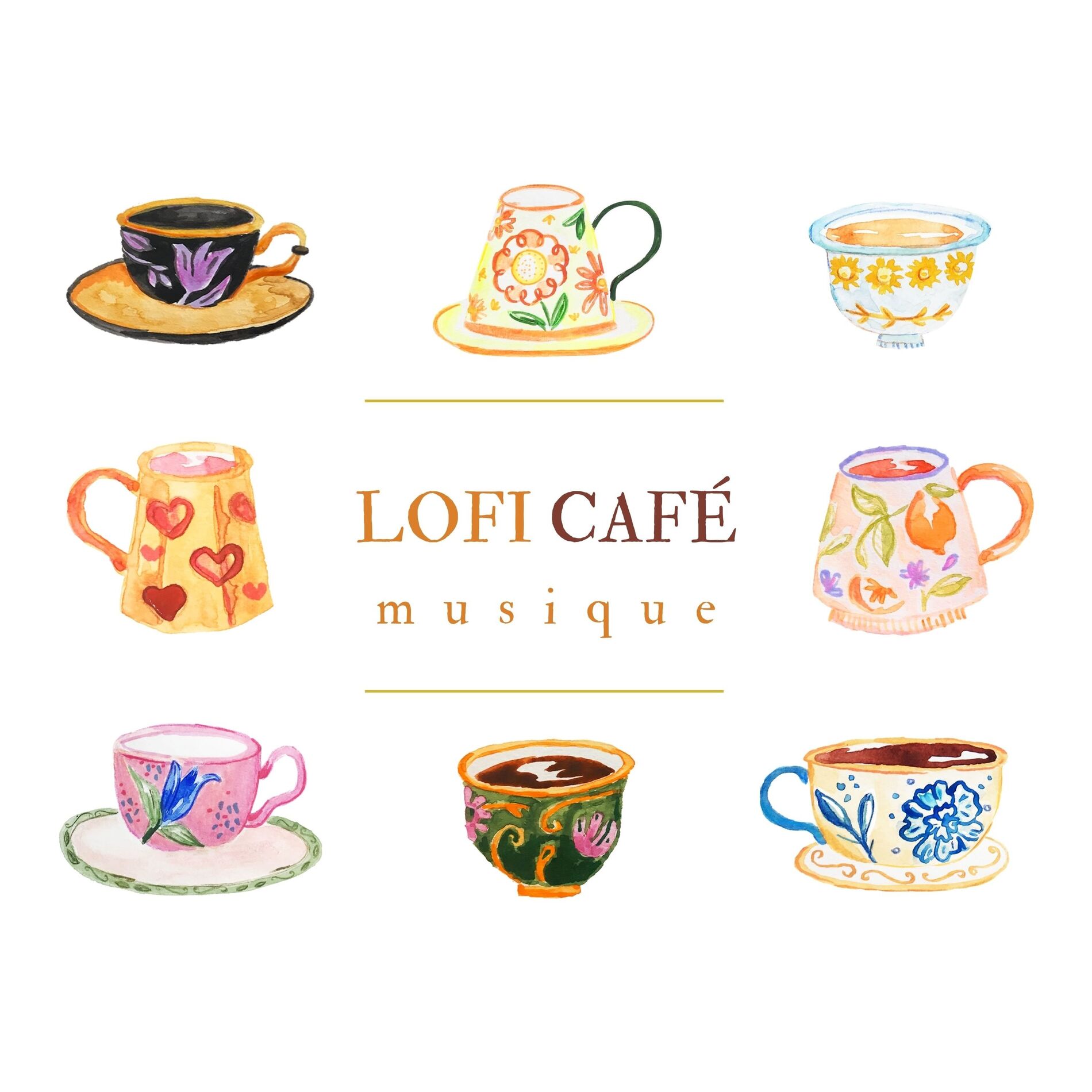 Album cover of Lofi café musique - Chansons instrumentales lofi hiphop, sonorités calmes pour se détendre