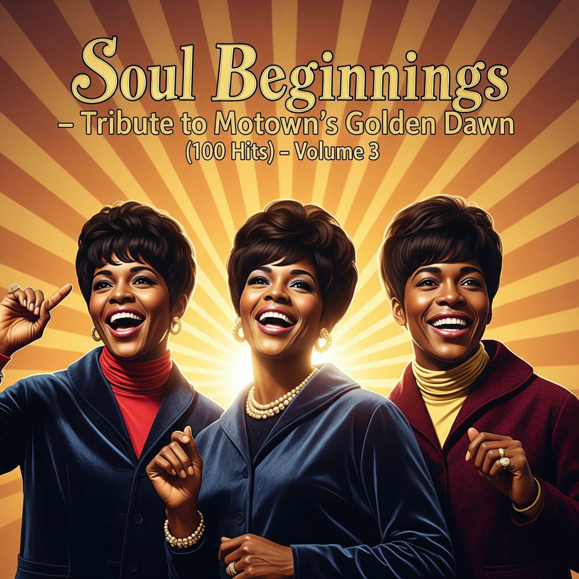 Album cover of Soul Beginnings - Tribute to Motown's Golden Dawn (100 Hits) - Volume 3