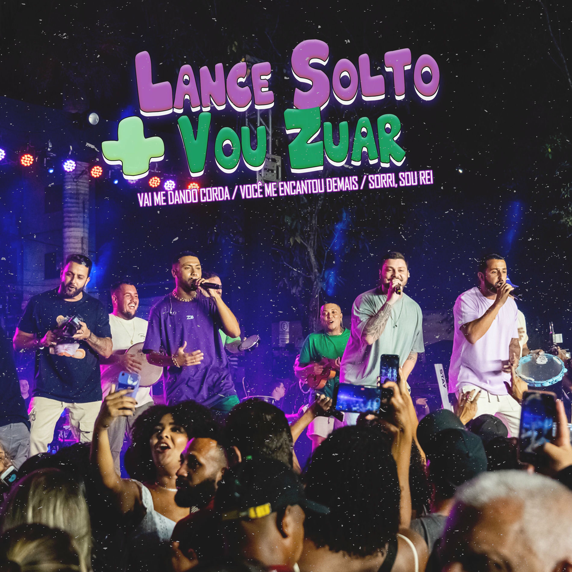 Album cover of Vai Me Dando Corda / Você Me Encantou Demais / Sorri, Sou Rei (Ao Vivo)