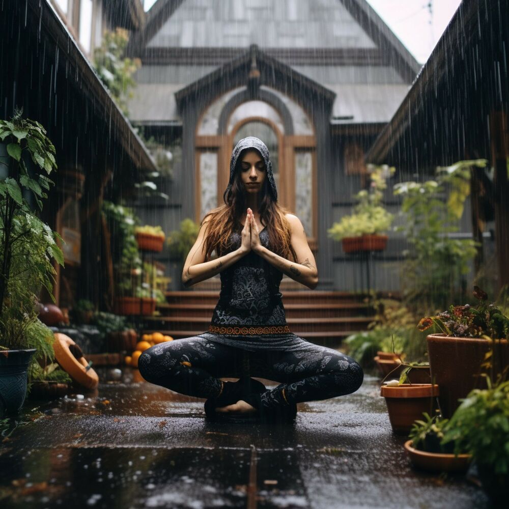 Picture of Dewdrop Yoga: Rain Music for Asanas
