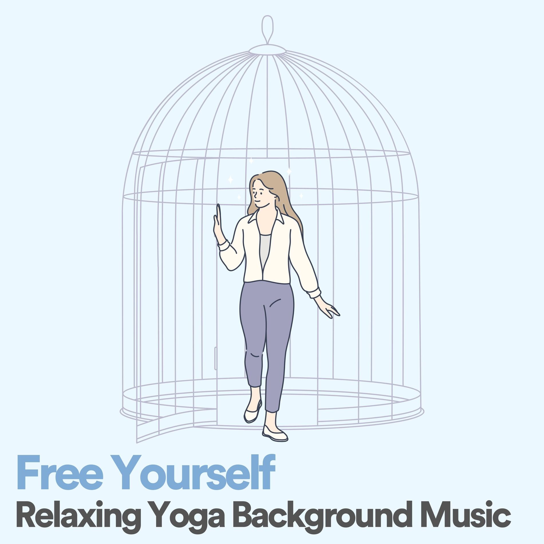 Album cover of Free Yourself Relaxing Yoga Background Music