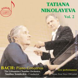 Cover of Tatiana Nikolayeva, Vol. 2: Bach Concertos (Live)
