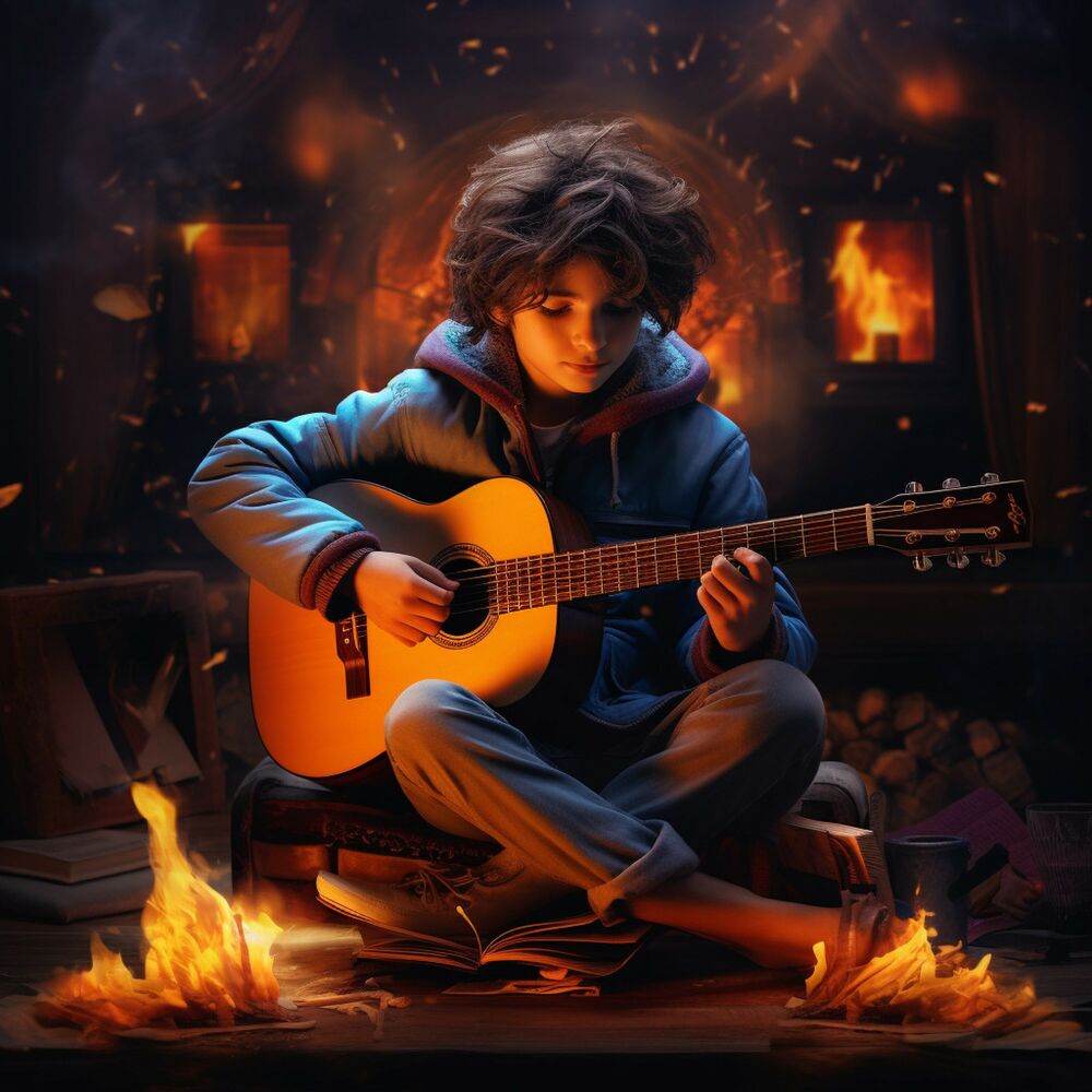 Picture of Firelight Study Escape: Art Song of Harmonious Study