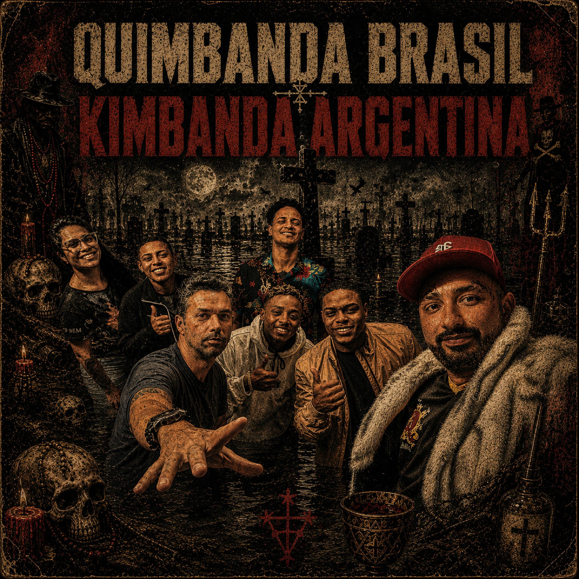 Album cover of Quimbanda Brasil, Kimbanda Argentina
