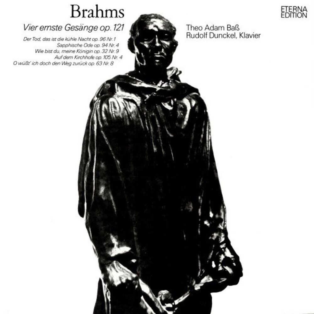 Picture of Brahms: Vier ernste Gesänge / Lieder