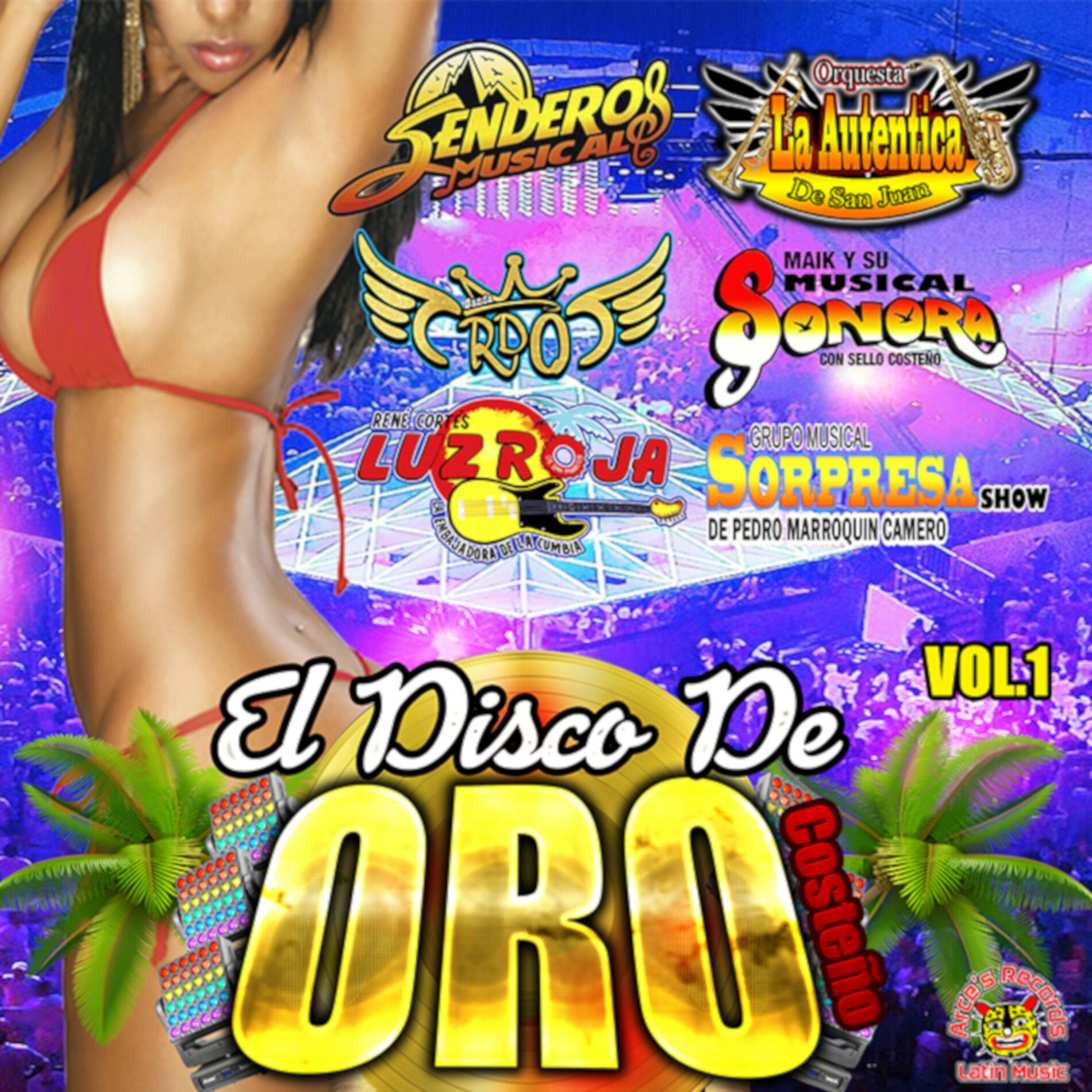 Album cover of El Disco De Oro Costeño, Vol. 1
