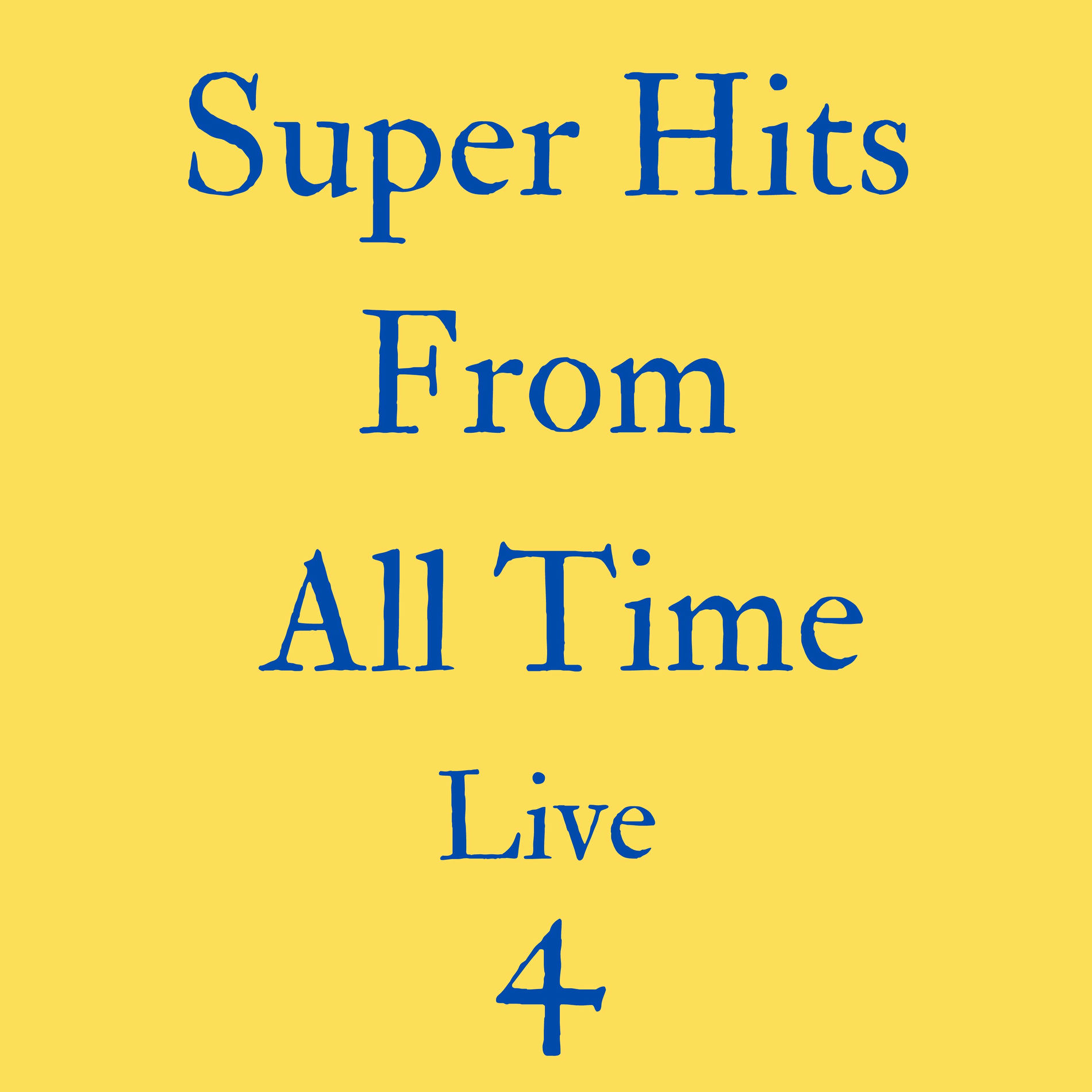 Album cover of New Album 4/10 (Live)