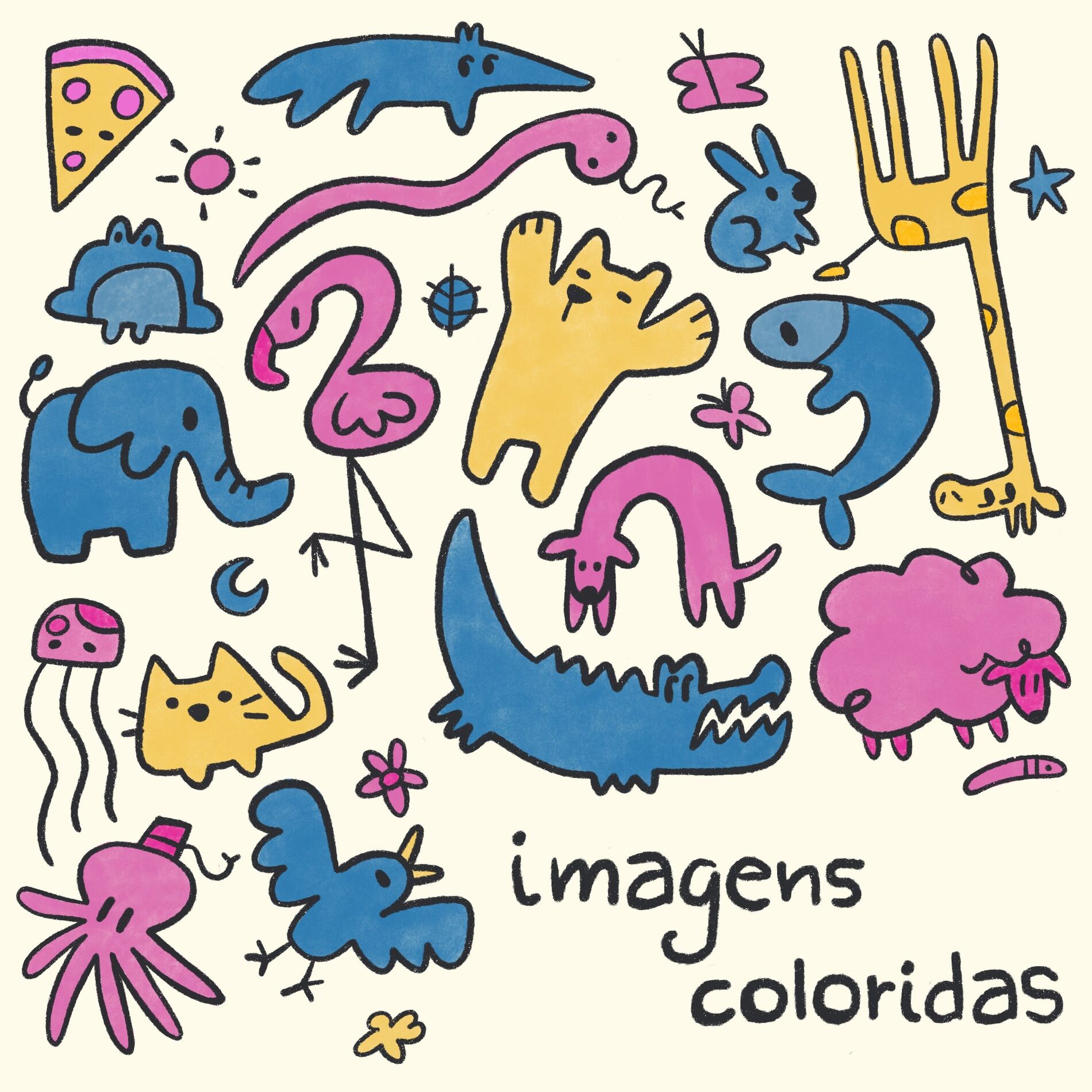 Album cover of Imagens Coloridas