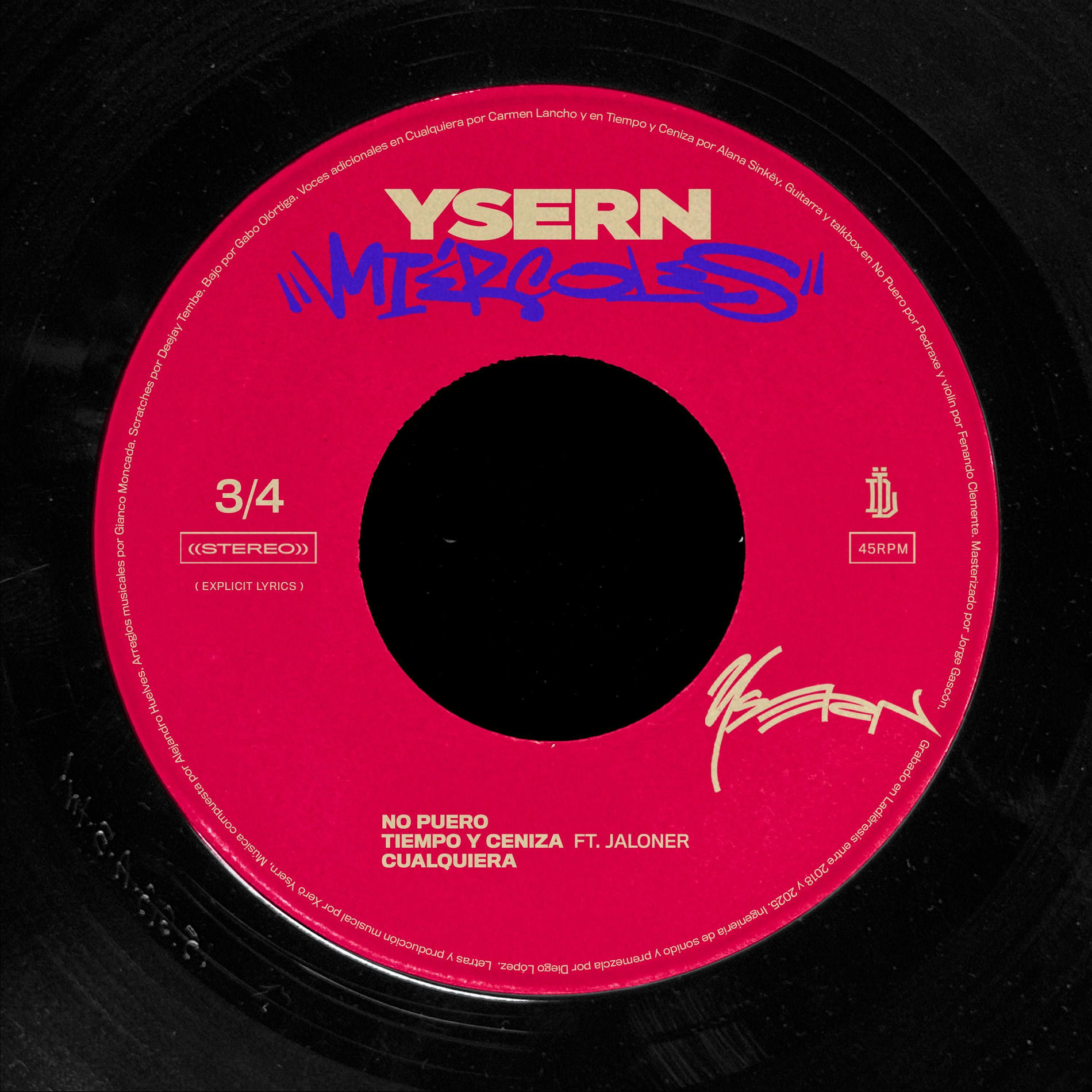 Album cover of MIÉRCOLES ¾