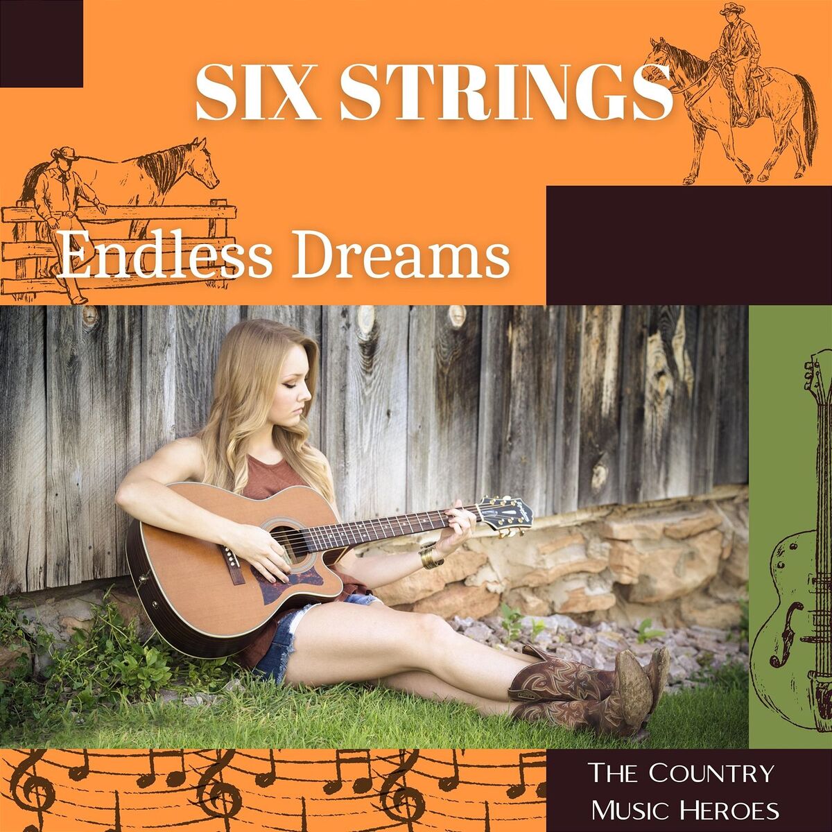 Album cover of Six Strings, Endless Dreams