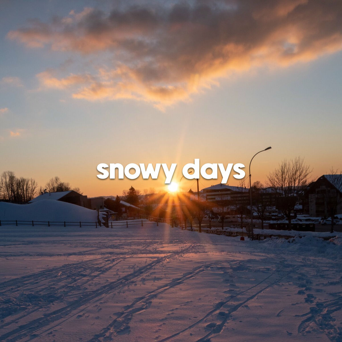 Album cover of snowy days - extended