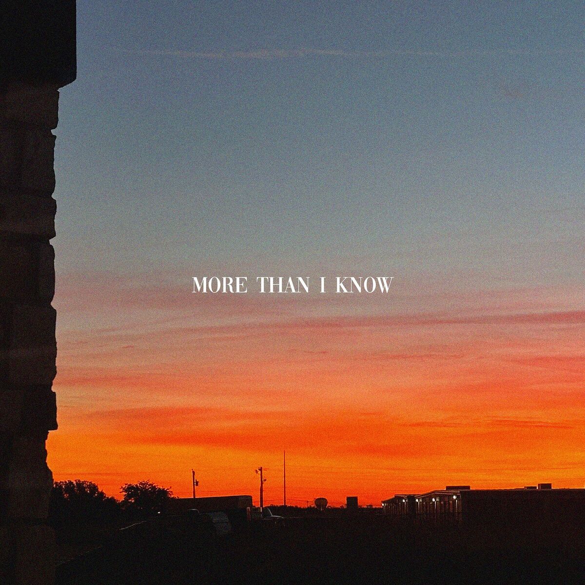Album cover of More Than I Know