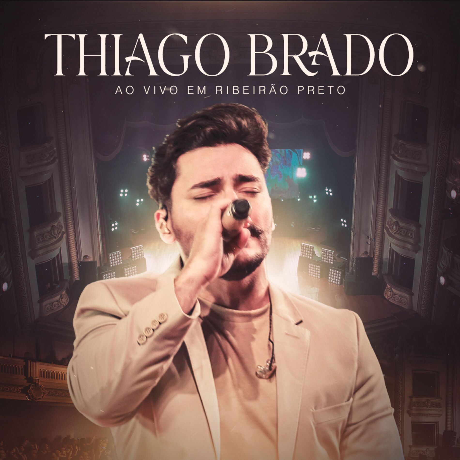 Album cover of Thiago Brado (Ao Vivo em Ribeirão Preto) (Ao Vivo)