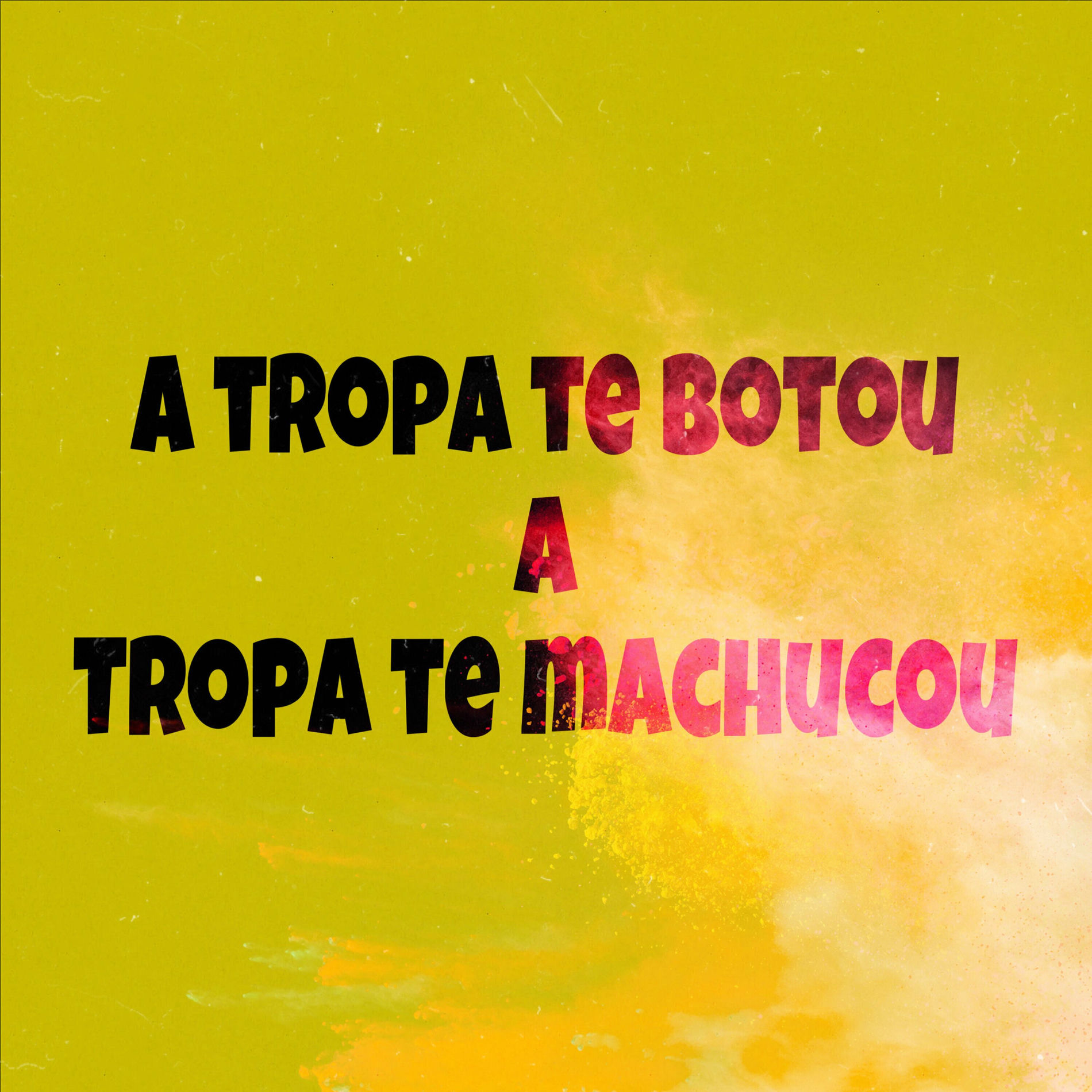Album cover of A Tropa Te Botou, a Tropa Te Machucou