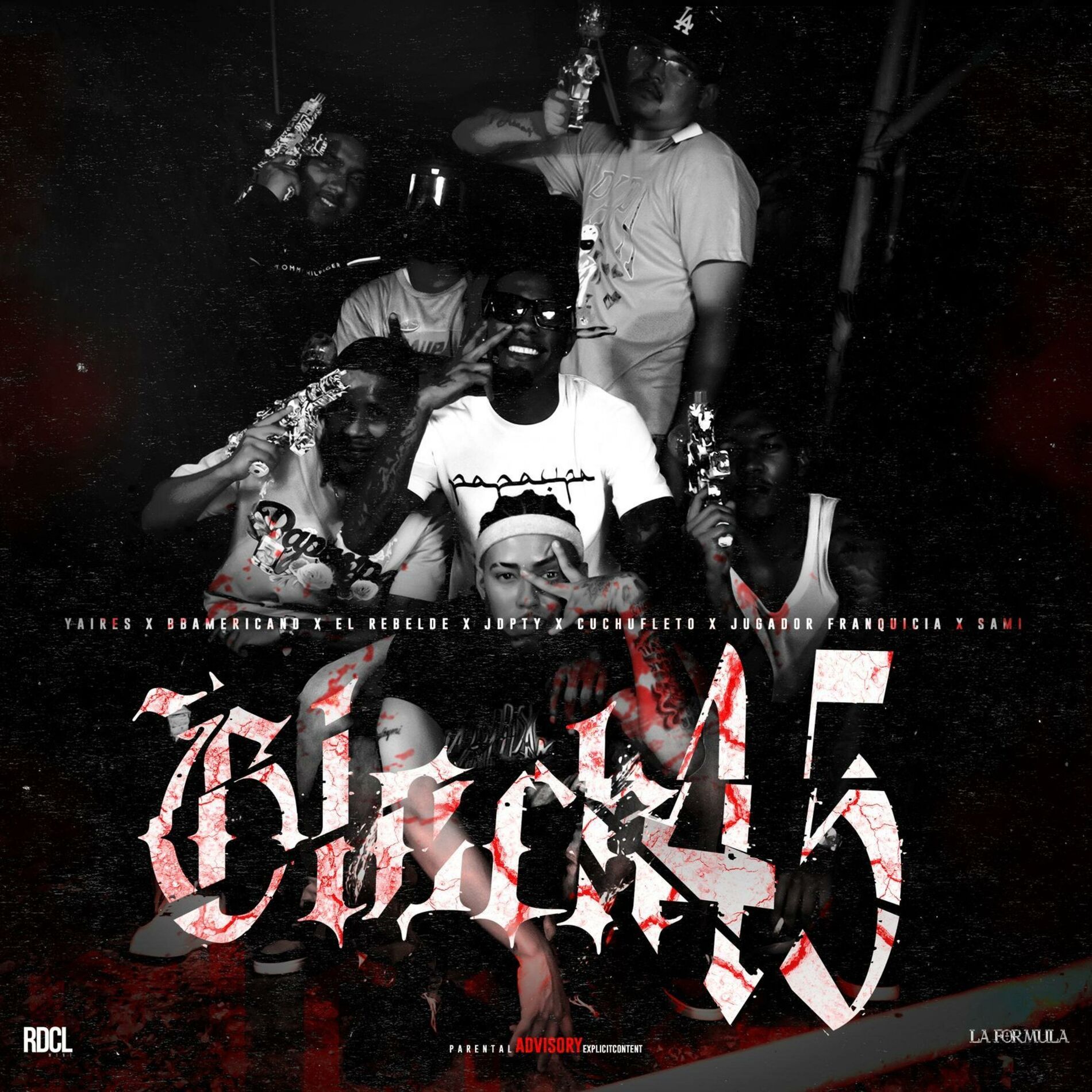 Album cover of Glock 45 (feat. Yaires, Cuchufleto, Jugador Franquicia, Sami, Jd pty & El rebelde)