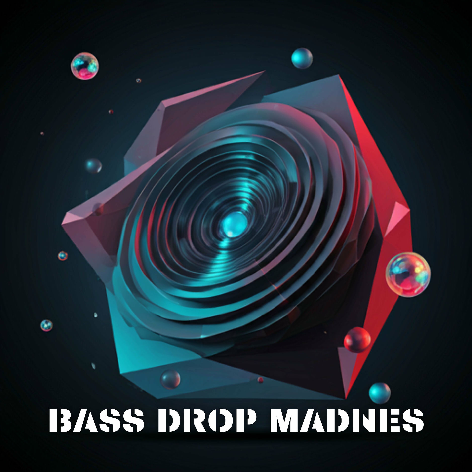 Album cover of Bass Drop Madness: Rave Mode Activated, Turnt Up Beats