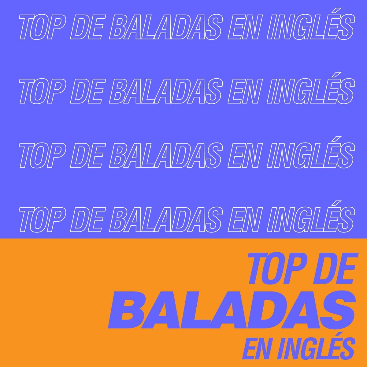 Album cover of Top de Baladas en Inglés
