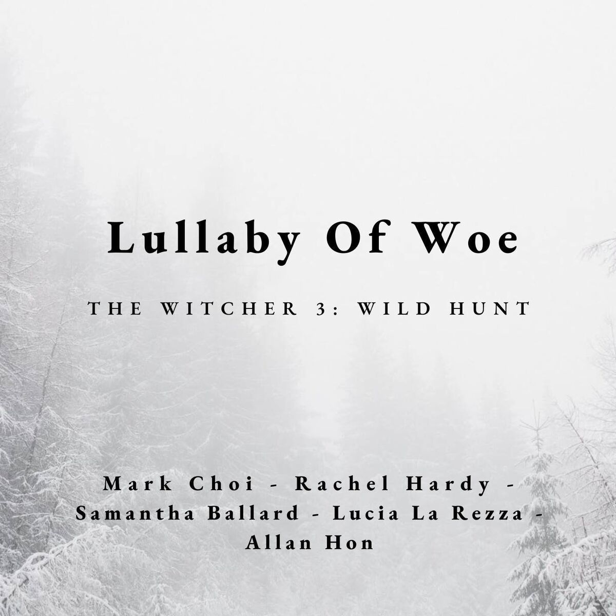 Album cover of Lullaby of Woe (The Witcher 3: Wild Hunt)