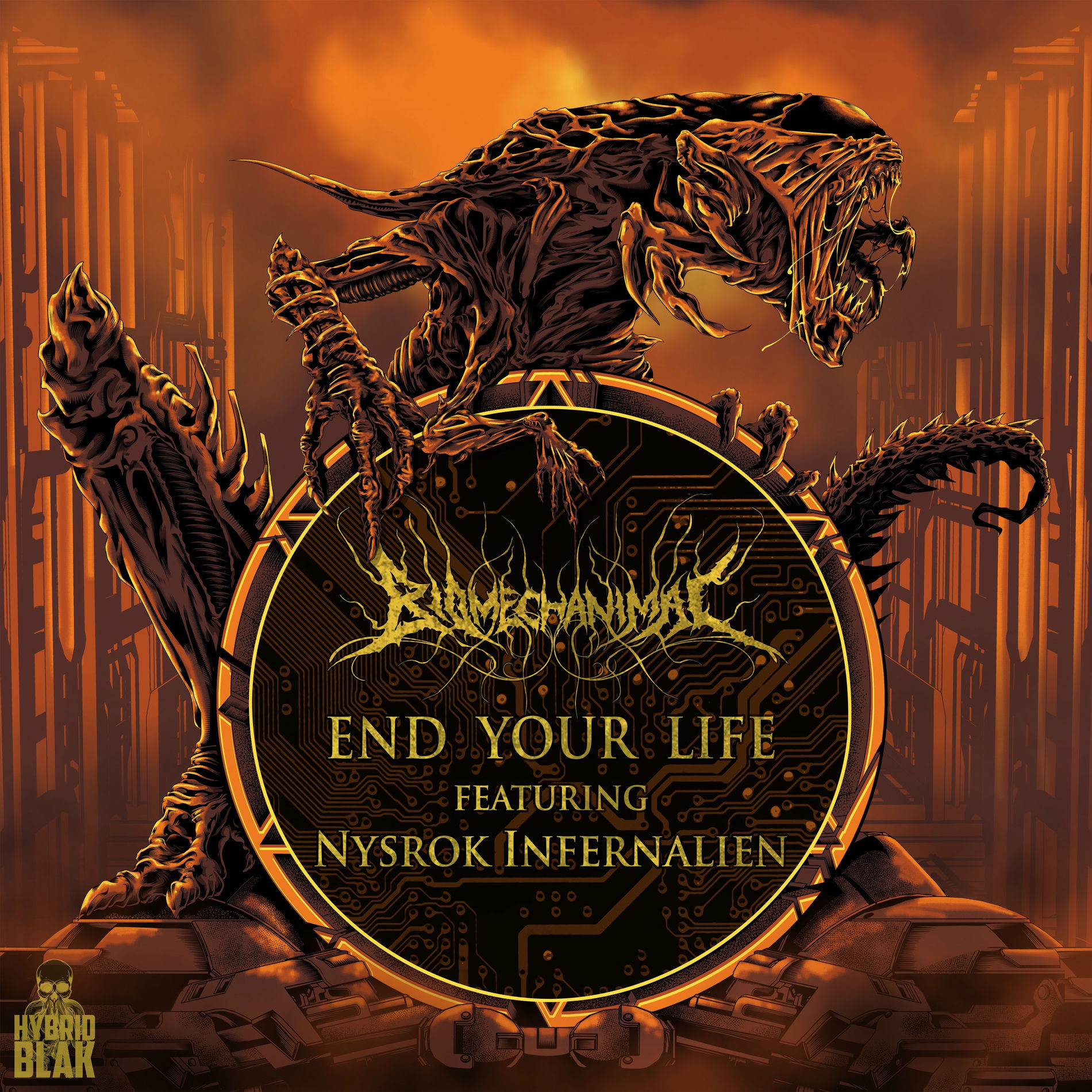 Album cover of End Your Life (feat. Nysrok Infernalien)