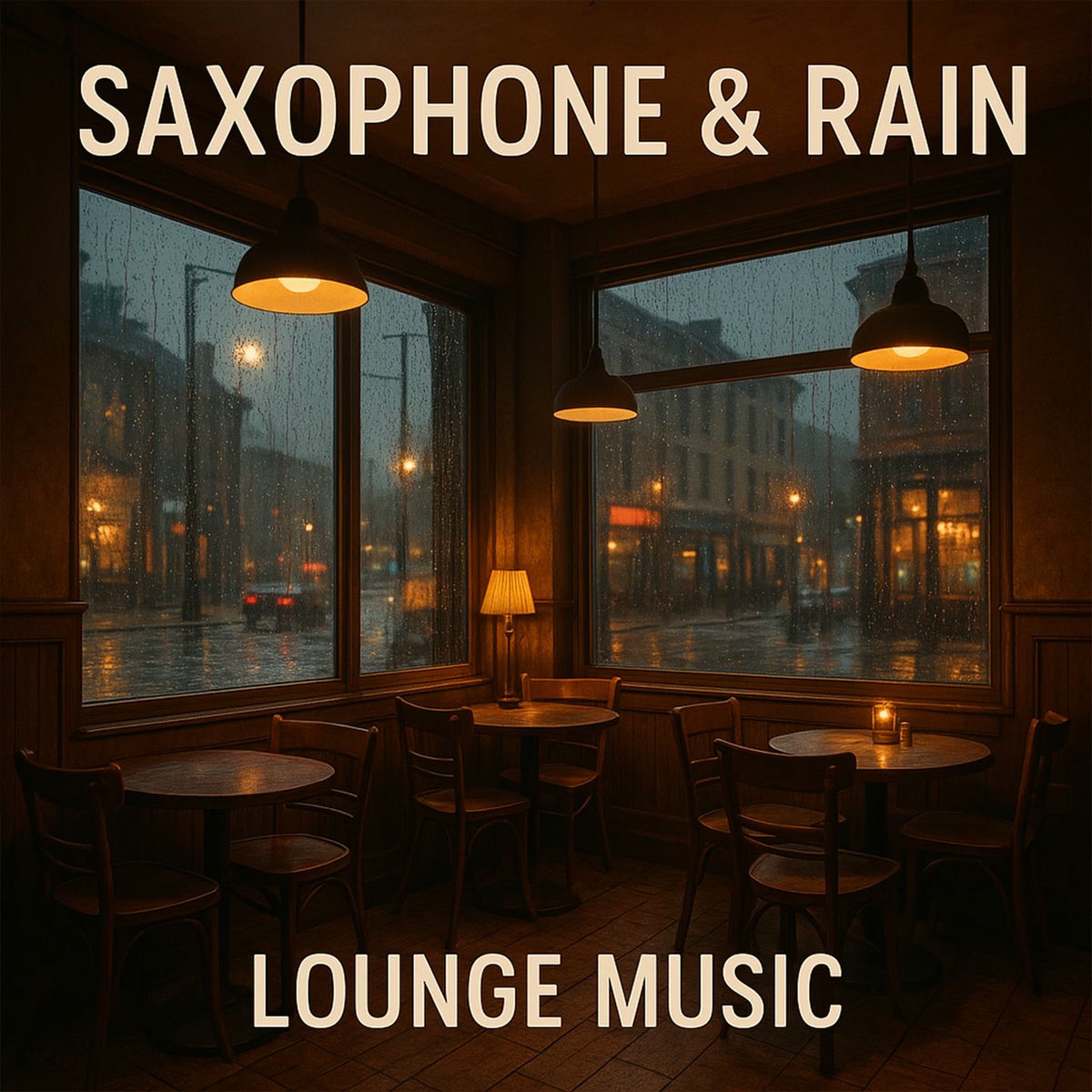 Album cover of Saxophone & Rain: Cozy Cafe Lounge Music